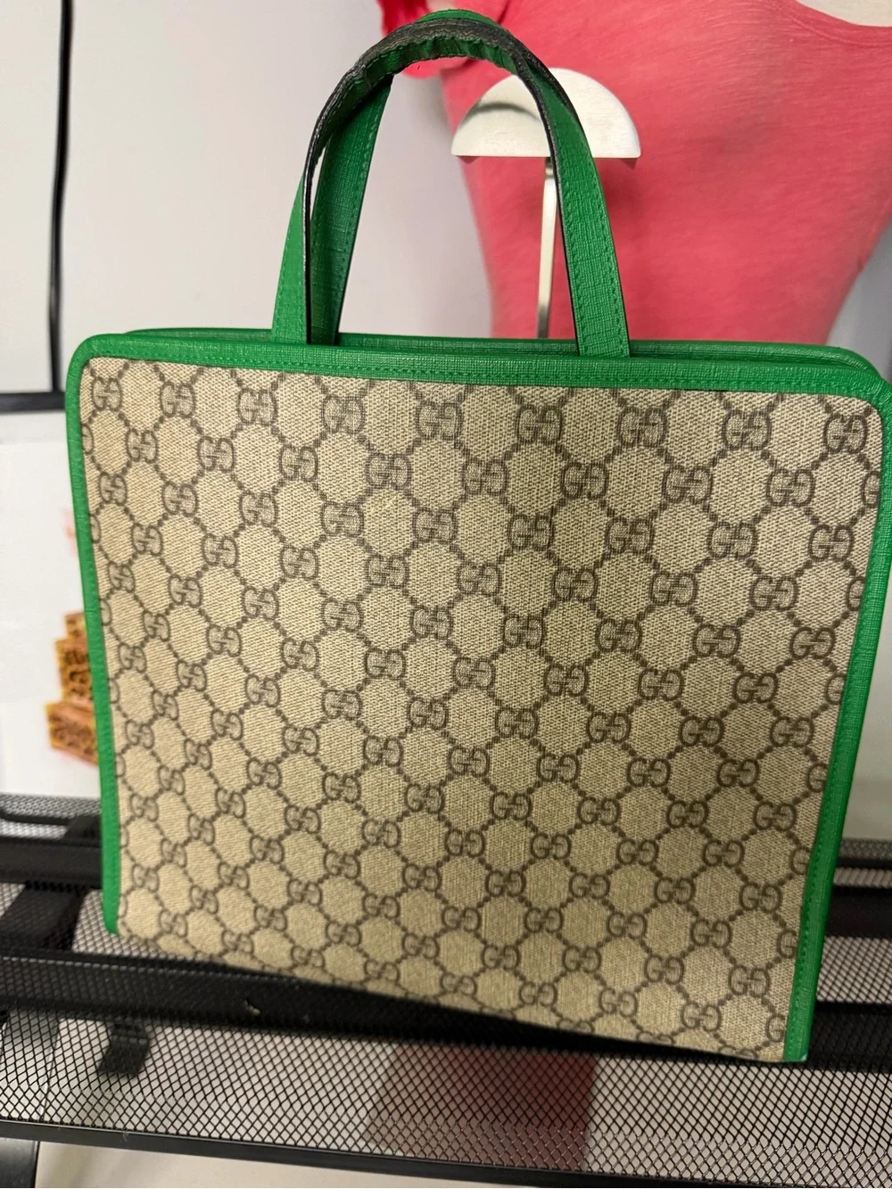 Gucci Kids’ GG Supreme Boat Tote – Authentic